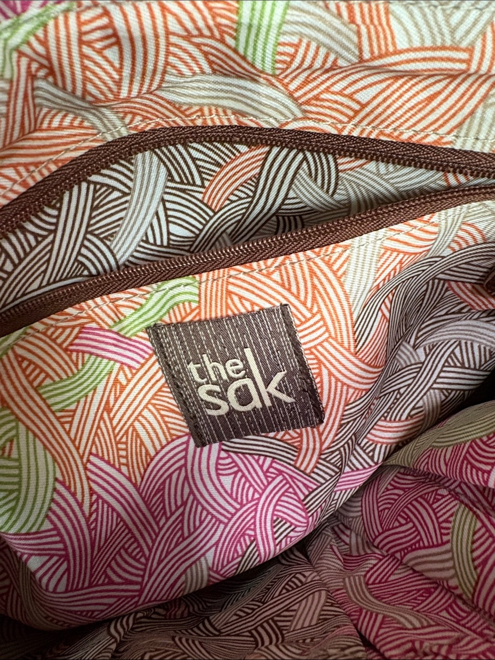 The Sak Brown Leather Convertible Backpack Crossbody Bag - Picture 3 of 14